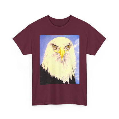 Bald Eagle Graphic Tee — Patriotic Vintage Bird T-Shirt with Arrow Back Design