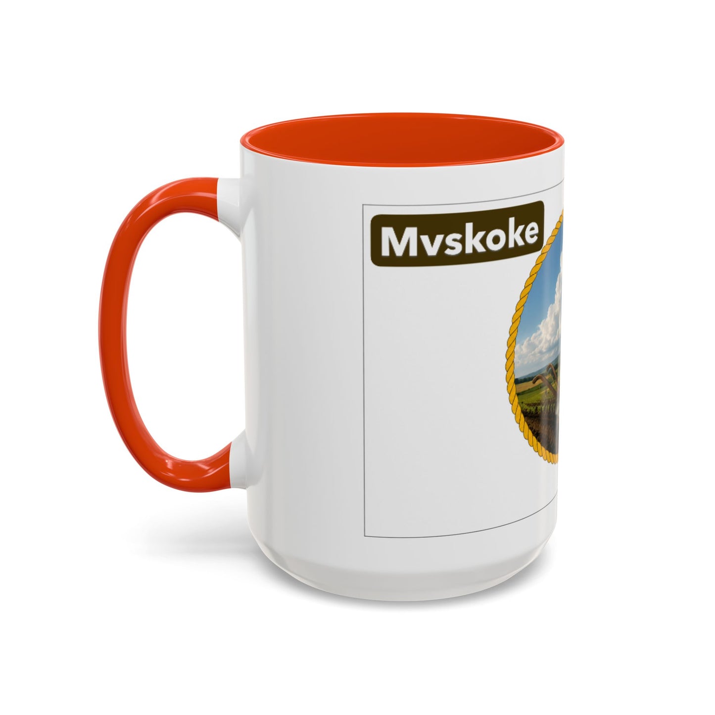 Muscogee Scenic Harvest Coffee Mug – Rustic Countryside Landscape 11oz/15oz