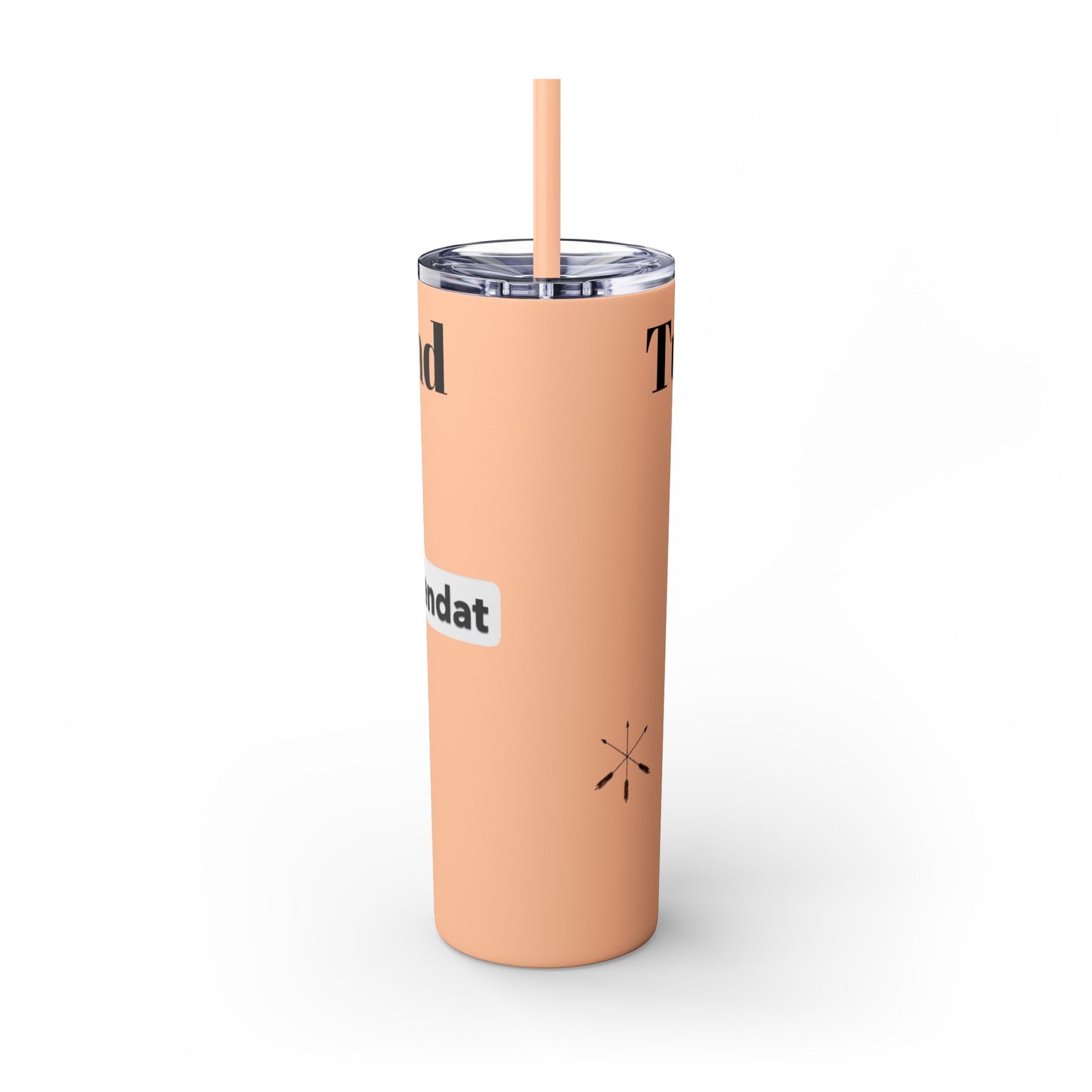 Wyandotte Skinny Tumbler with Straw, 20oz