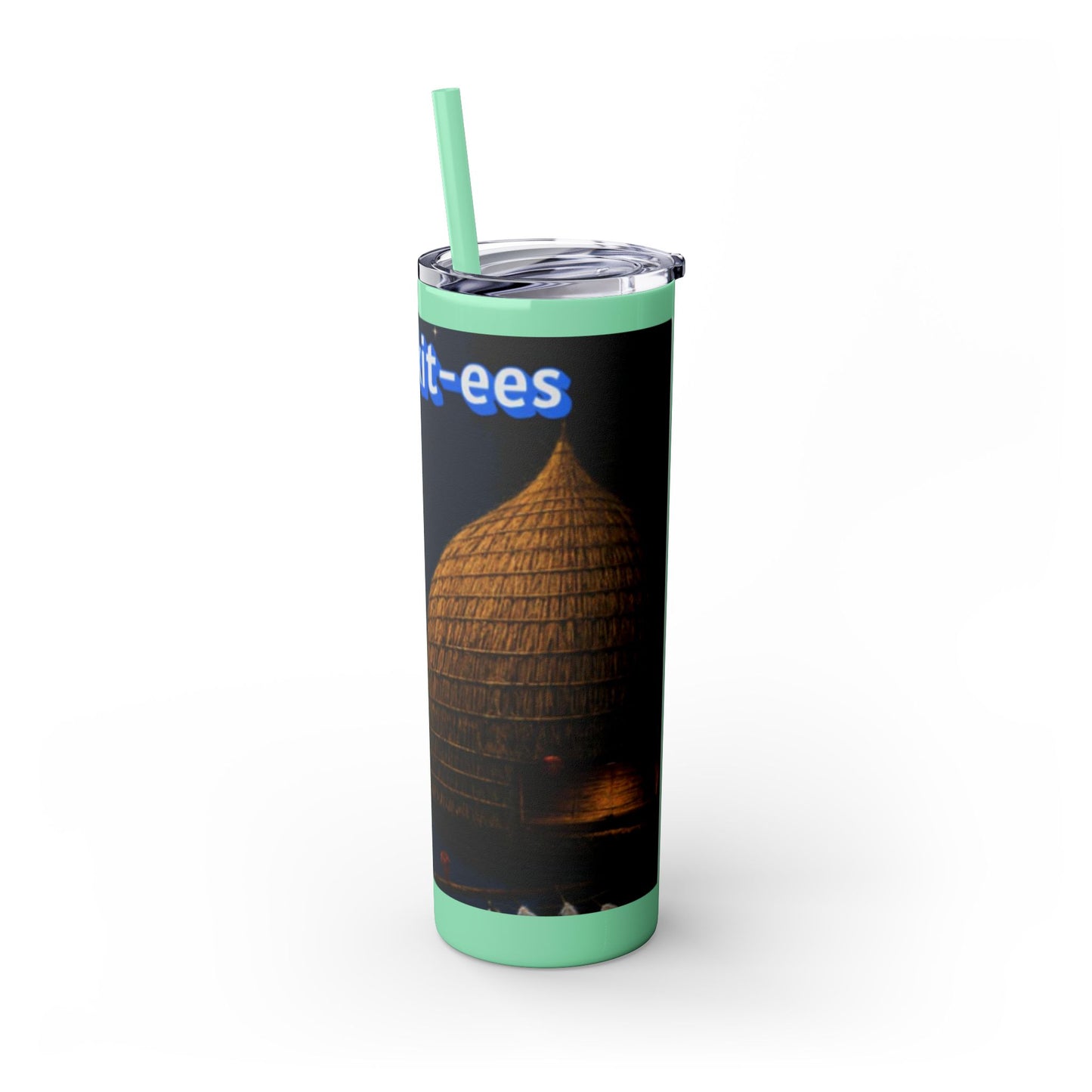 Wichita Skinny Tumbler with Straw, 20oz