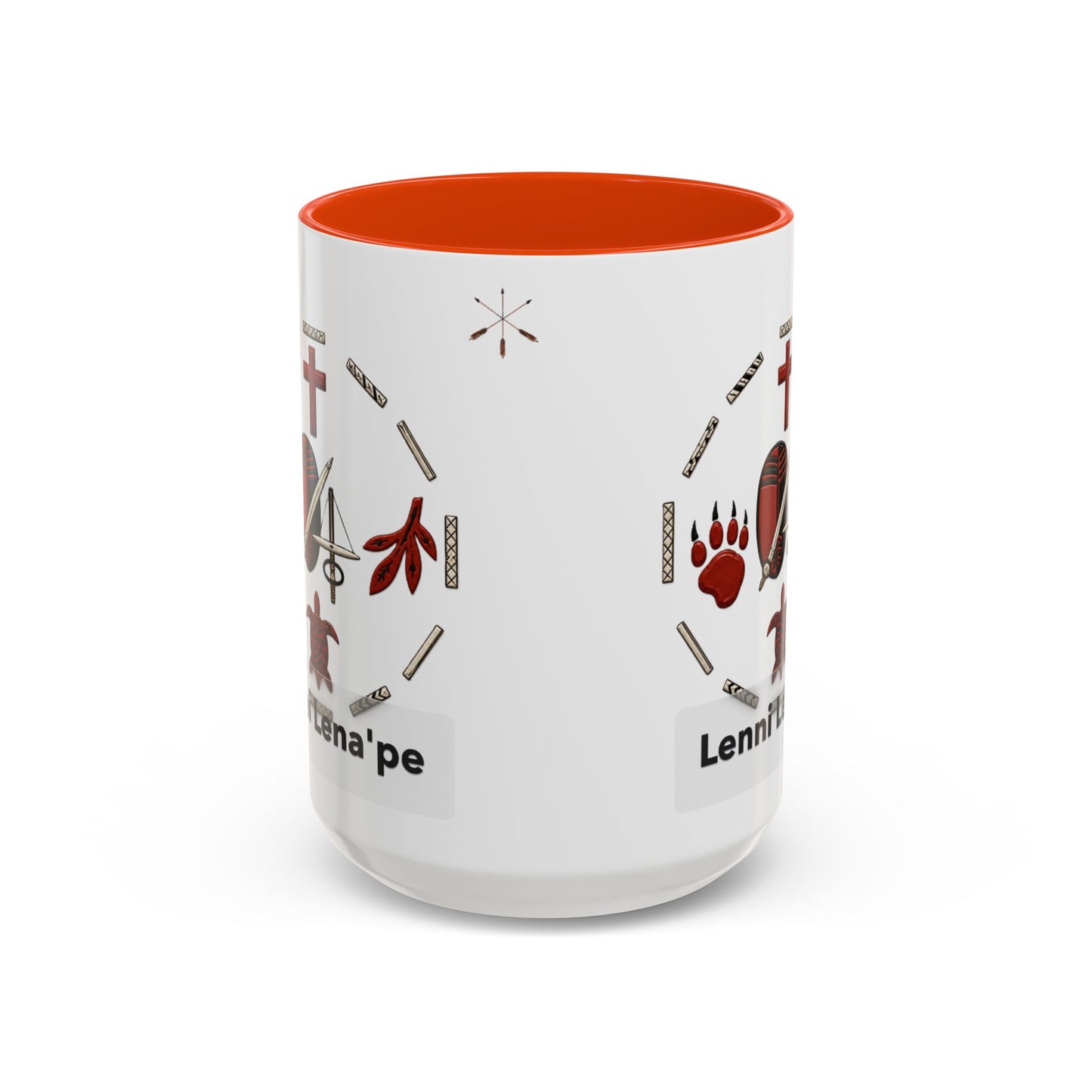 Delaware East Lenni Lenape Tribal Ceramic Mug – Native Symbols Coffee Cup (11oz/15oz)