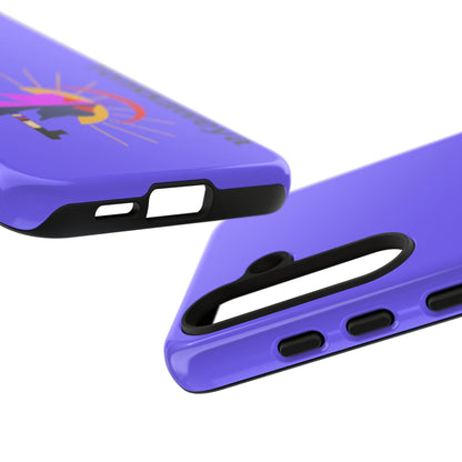 Tonkawa Phone Case — Tonkkaweya Sunrise Design (Protective Purple Hard Shell)