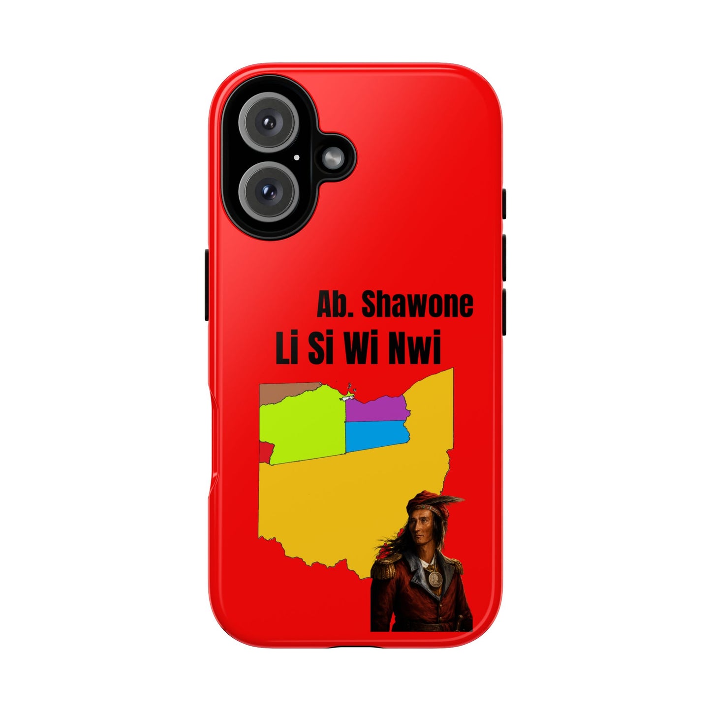 Absentee Shawnee homelands Phone Case — 'Li Si Wi Ni' Design