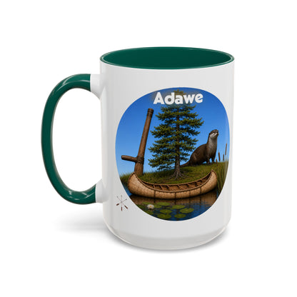 Ottawa Adawe Otter Canoe Mug — Nature Wildlife Coffee Cup (11oz & 15oz)