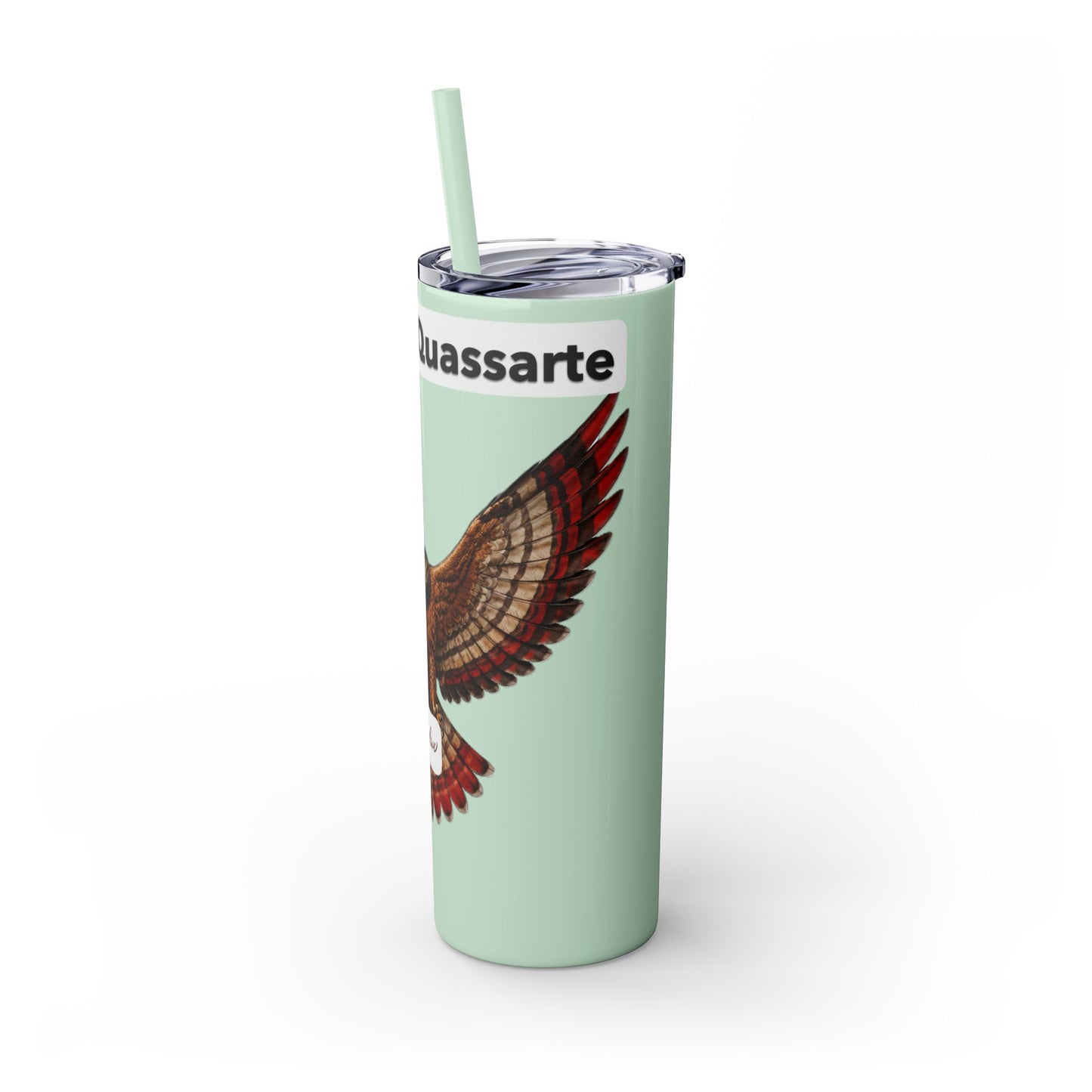 AQ Skinny Tumbler with Straw, 20oz