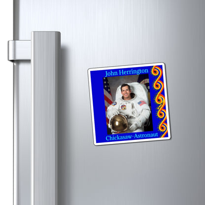 John Herrington Astronaut Photo Magnet — Custom Name & Tribe (Chickasaw-Astronaut)