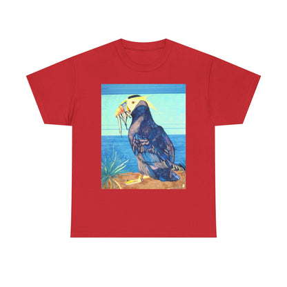 Puffin Beach Tee — Vintage Seaside Bird Graphic T-Shirt