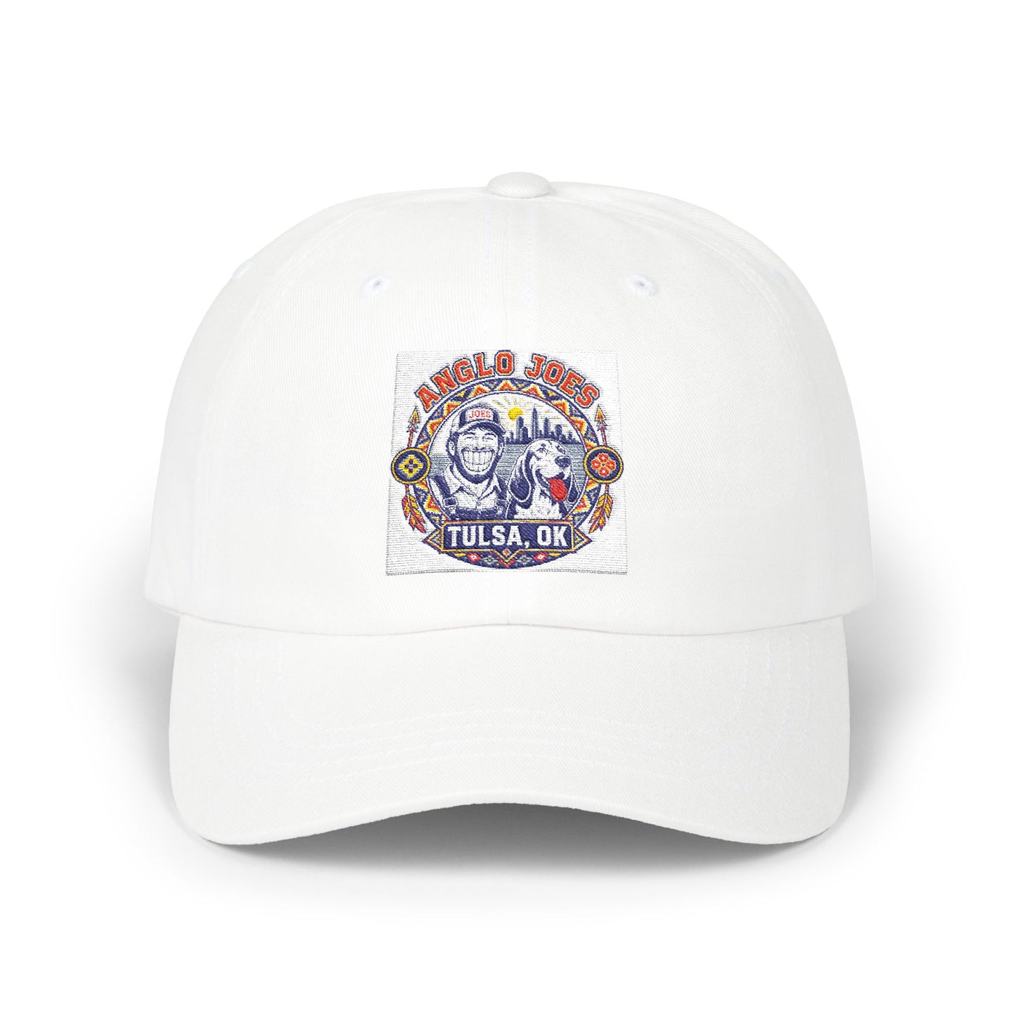 Tulsa OK Vintage Bison Patch Dad Cap