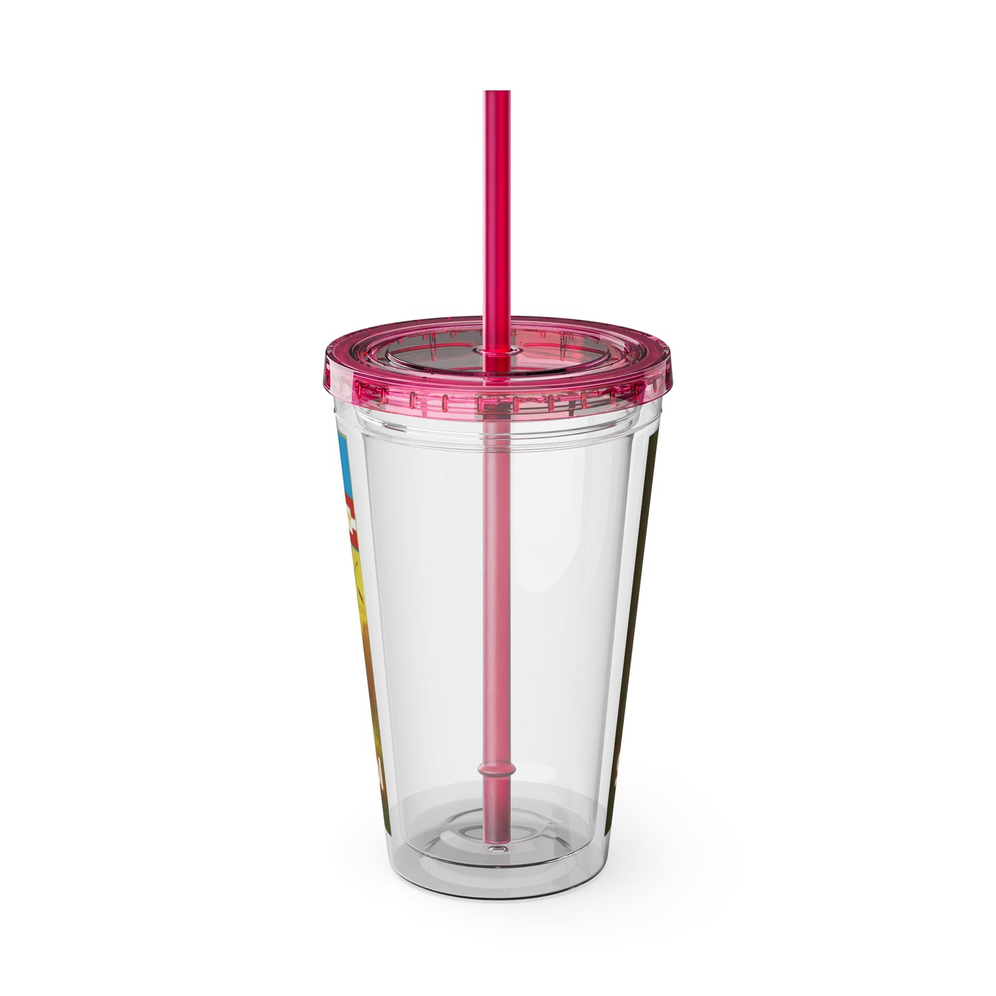 Shawnee N Sunsplash Tumbler with Straw, 16oz