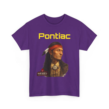 Pontiac Portrait T‑Shirt — Native Chief Graphic Tee