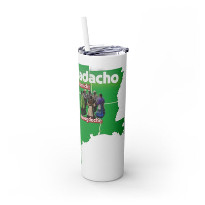 Caddo Kadohadoha Texas Map 20oz Skinny Tumbler with Straw