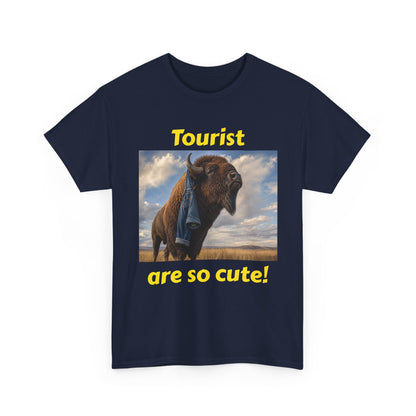 Tourist Are So Cute! T-Shirt — Funny Bison Photo Tee