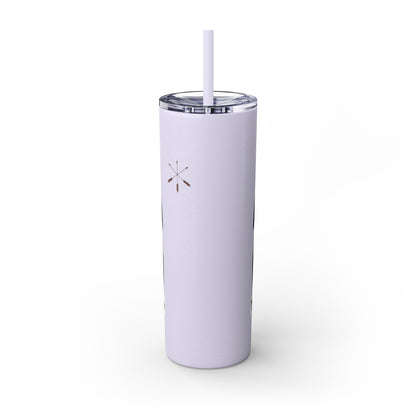 Thlopthlocco Skinny Tumbler with Straw, 20oz