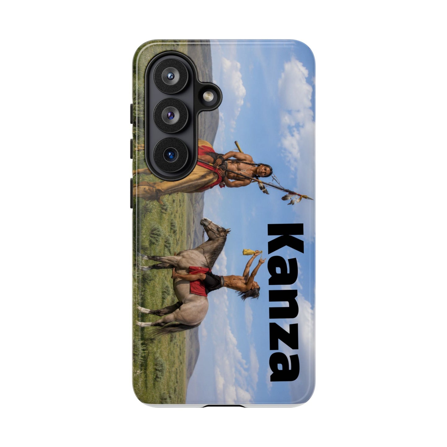 Kaw Native Warrior Phone Case — Personalized 'Kanza' Protective iPhone Cover