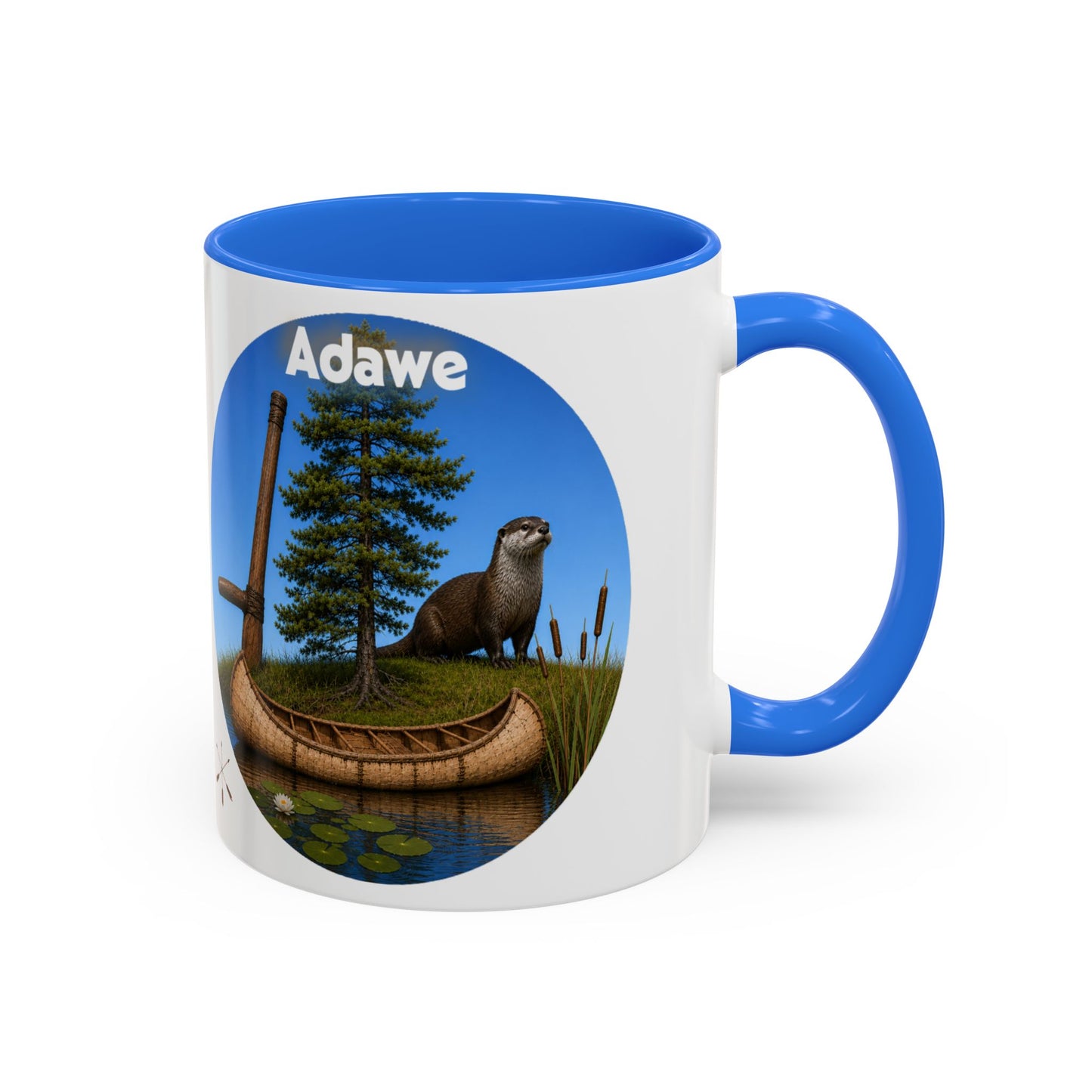 Ottawa Adawe Otter Canoe Mug — Nature Wildlife Coffee Cup (11oz & 15oz)