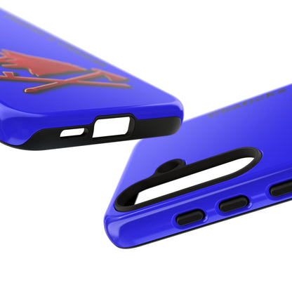 Pawnee Phone Case — Blue 'Chaticks si Chaticks' Wolf Logo Tough Case