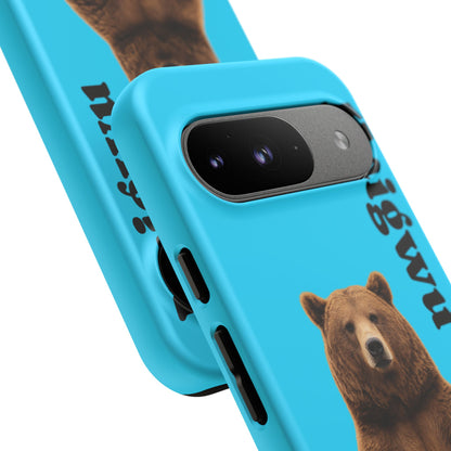 Kiowa Tough Cases: Personalized Kaigwu Tough Phone Case with Horse Rider Design