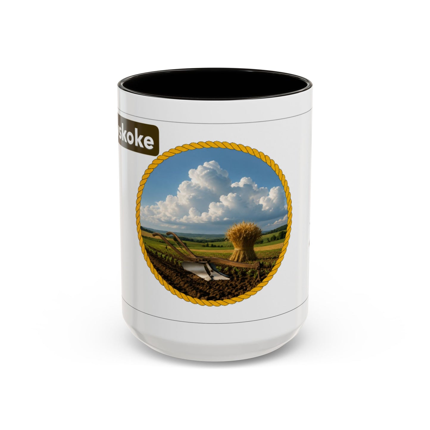 Muscogee Scenic Harvest Coffee Mug – Rustic Countryside Landscape 11oz/15oz