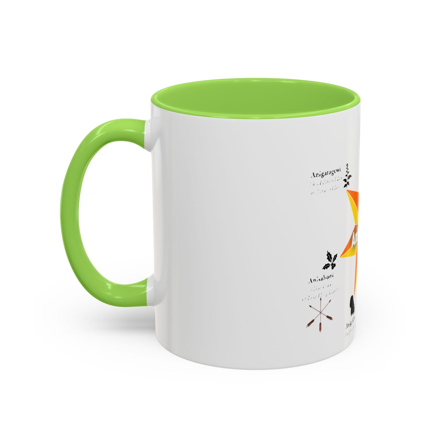 Aniyunwiya Star Map Coffee Mug — Native Seneca/Onondaga Language Names