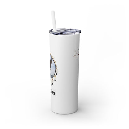 Modoc Eagle Skinny Tumbler – 20oz Straw Travel Cup (Maklaks)