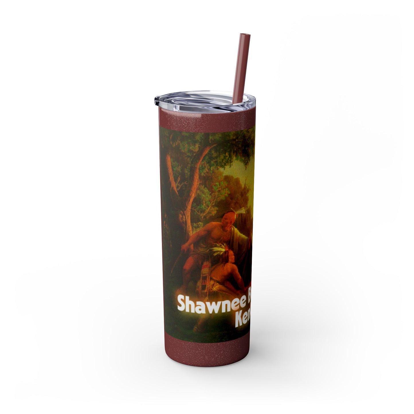 Shawnee East Skinny Tumbler with Straw, 20oz