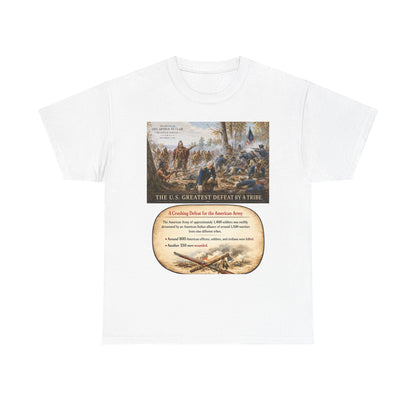 Chief Little Turtle Historical Battle Tee — "The U.S. Greatest Defeat by a Tribe" Cotton T-Shirt