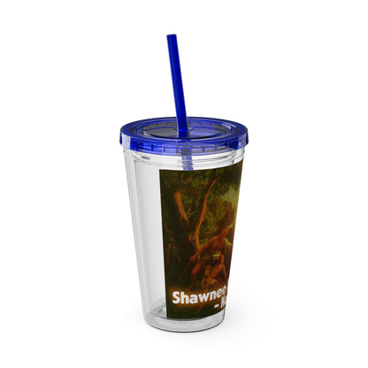 Shawnee N Sunsplash Tumbler with Straw, 16oz