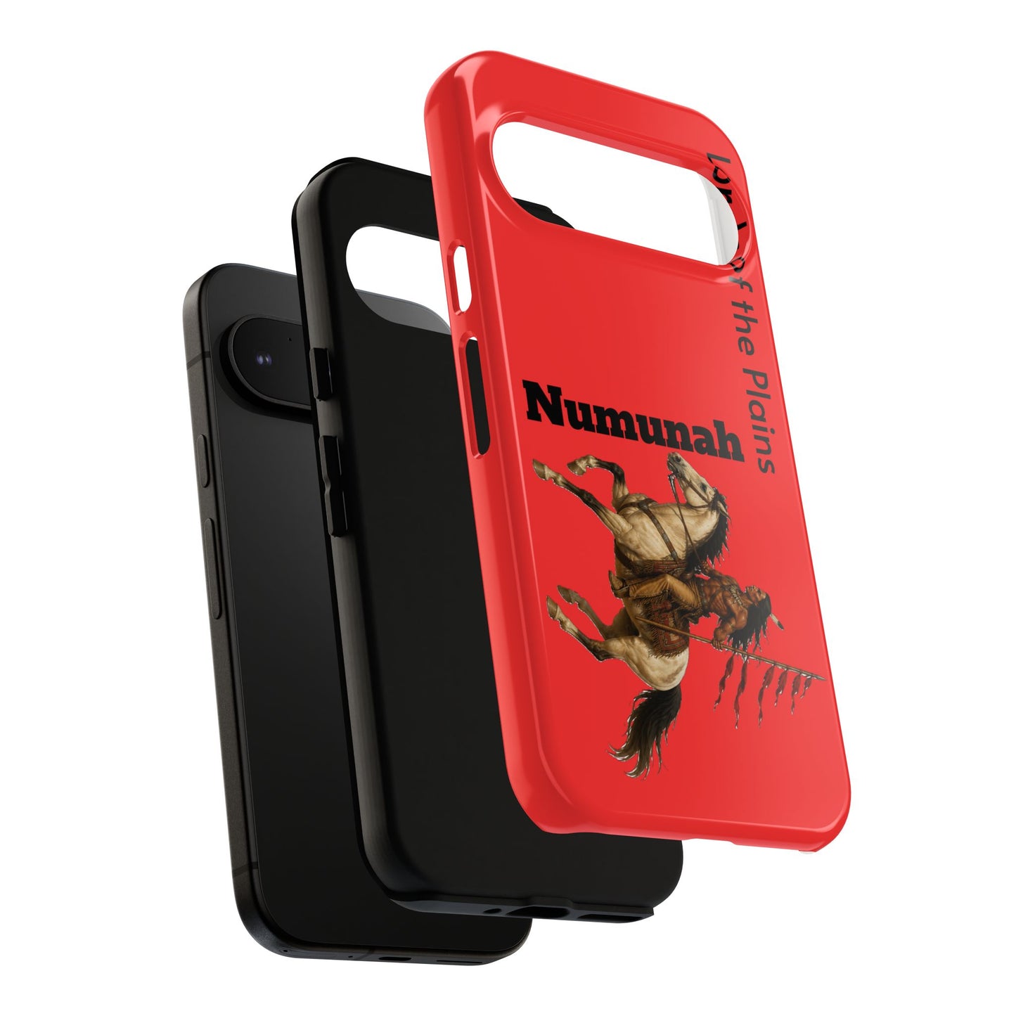Comanche Numunah Horse Phone Case — 'Lords of the Plains' Red Protective Case