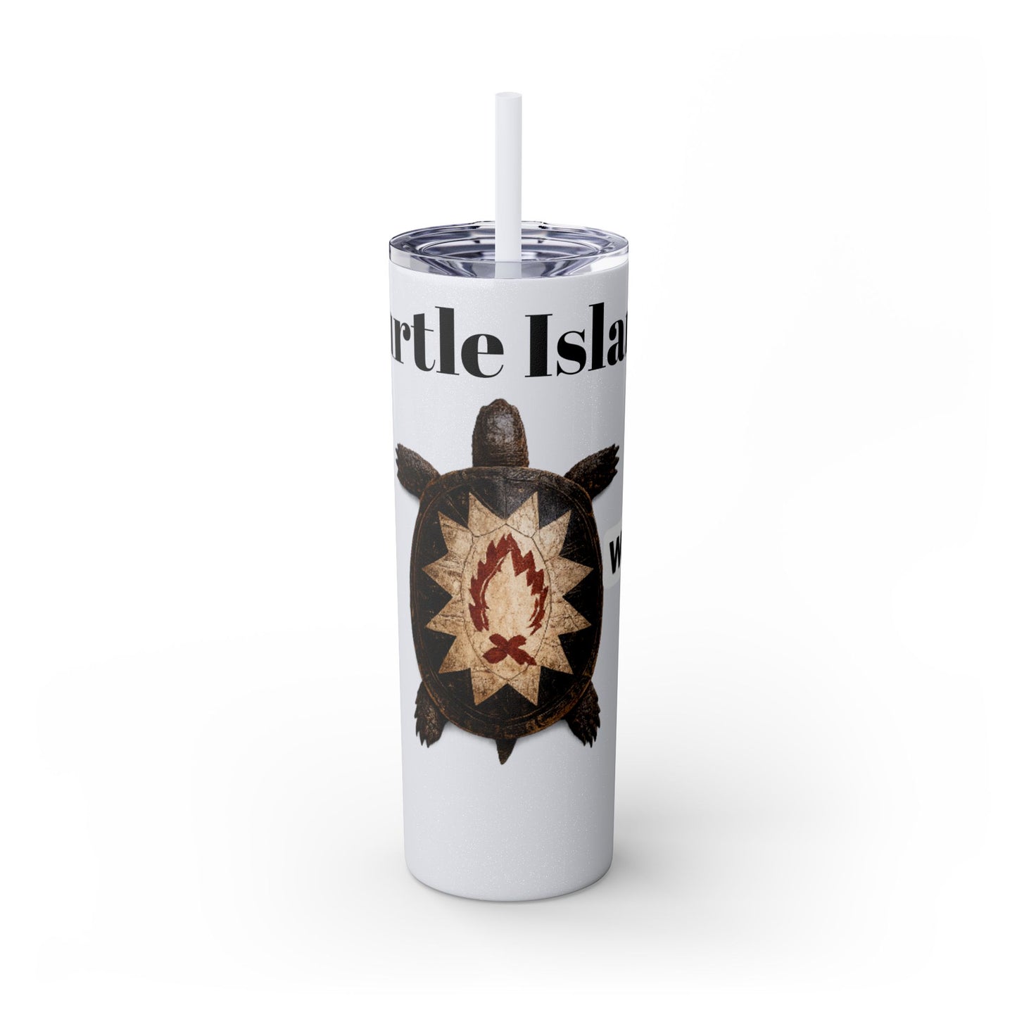 Wyandotte Skinny Tumbler with Straw, 20oz