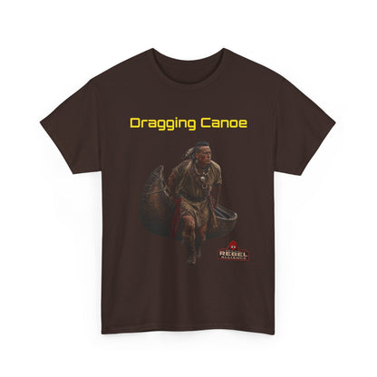 Dragging Canoe Canoe Warrior T-Shirt — Native American Historical Tribute Tee