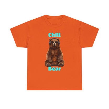 Chill Bear Tee — Cute Relaxed Bear Graphic T-Shirt