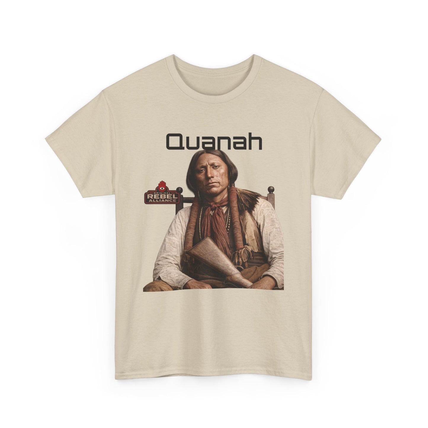 Quanah Tee — Vintage Native American Portrait Graphic T-Shirt