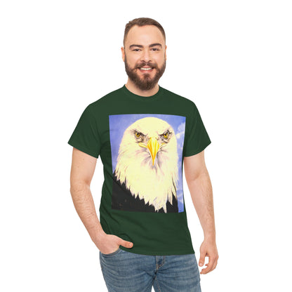Bald Eagle Graphic Tee — Patriotic Vintage Bird T-Shirt with Arrow Back Design