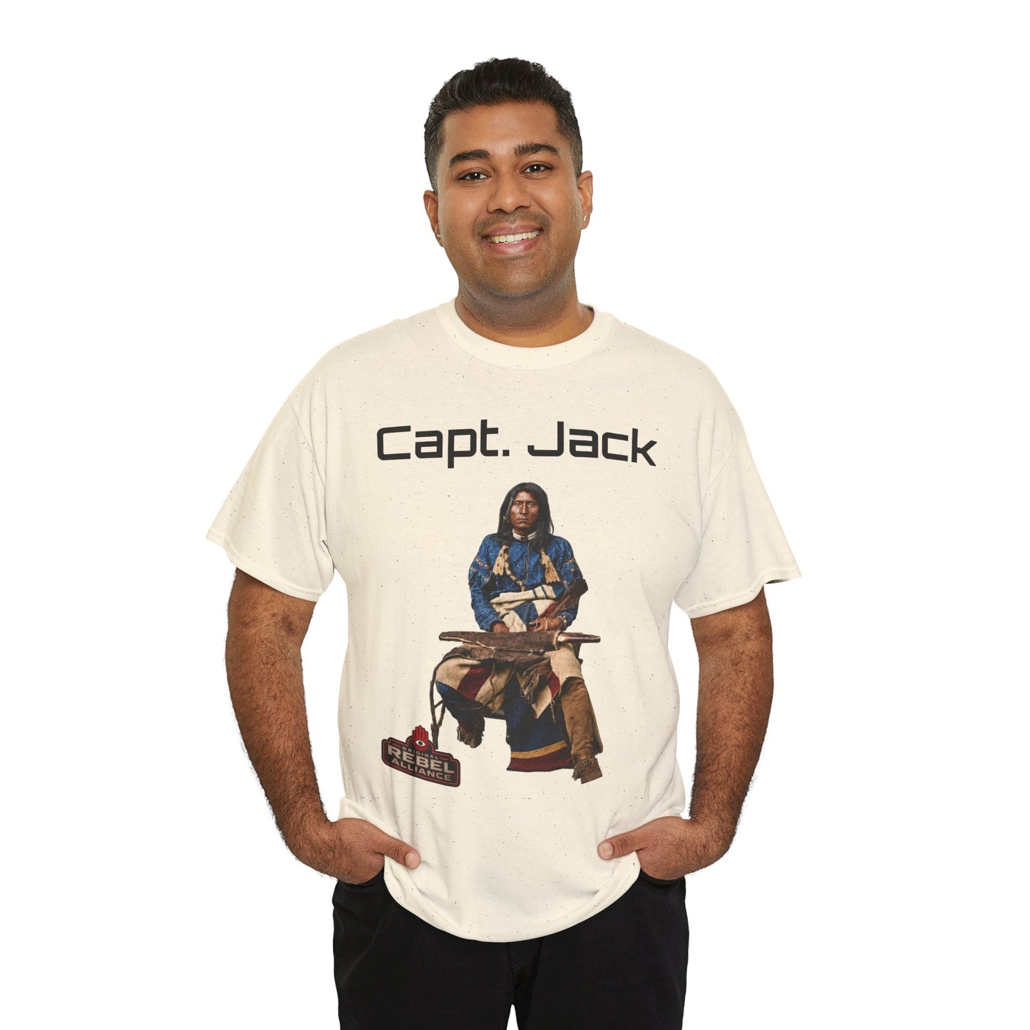 Capt. Jack Graphic Tee — Vintage Captain Illustration Shirt