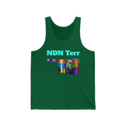 NDN Territory — Colorful State Map & Arrow Crossback Design