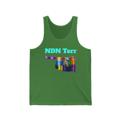 NDN Territory — Colorful State Map & Arrow Crossback Design
