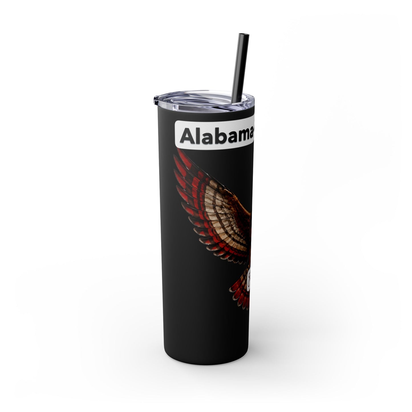 AQ Skinny Tumbler with Straw, 20oz
