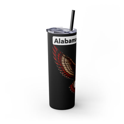 AQ Skinny Tumbler with Straw, 20oz