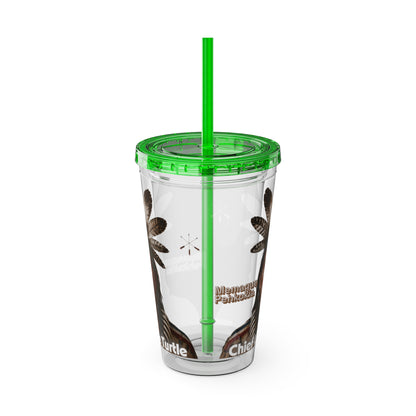 Miami Chief Little Turtle Sunsplash 16oz Tumbler with Straw