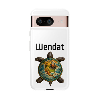 Wyandotte Wendat Turtle Phone Case — Indigenous Turtle Shield Design