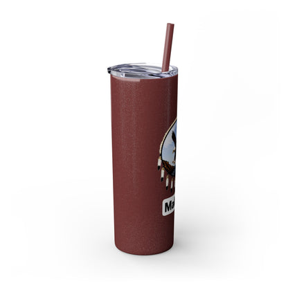 Modoc Eagle Skinny Tumbler – 20oz Straw Travel Cup (Maklaks)