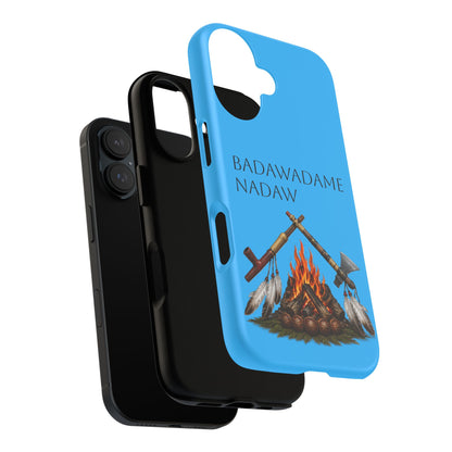 Pottawatomi Tough Cases: 'Badawadame Nadaw' Campfire & Tools Phone Case