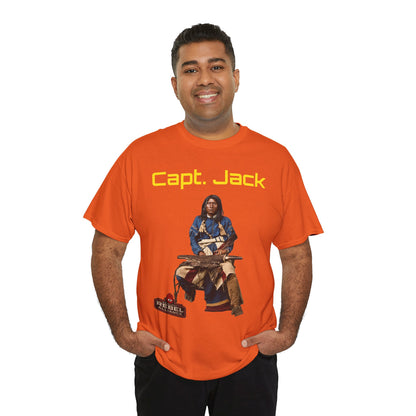 Capt. Jack Graphic Tee — Vintage Captain Illustration Shirt
