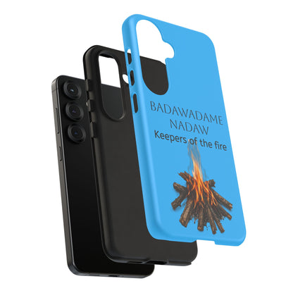 Pottawatomi Tough Cases: 'Badawadame Nadaw' Campfire & Tools Phone Case