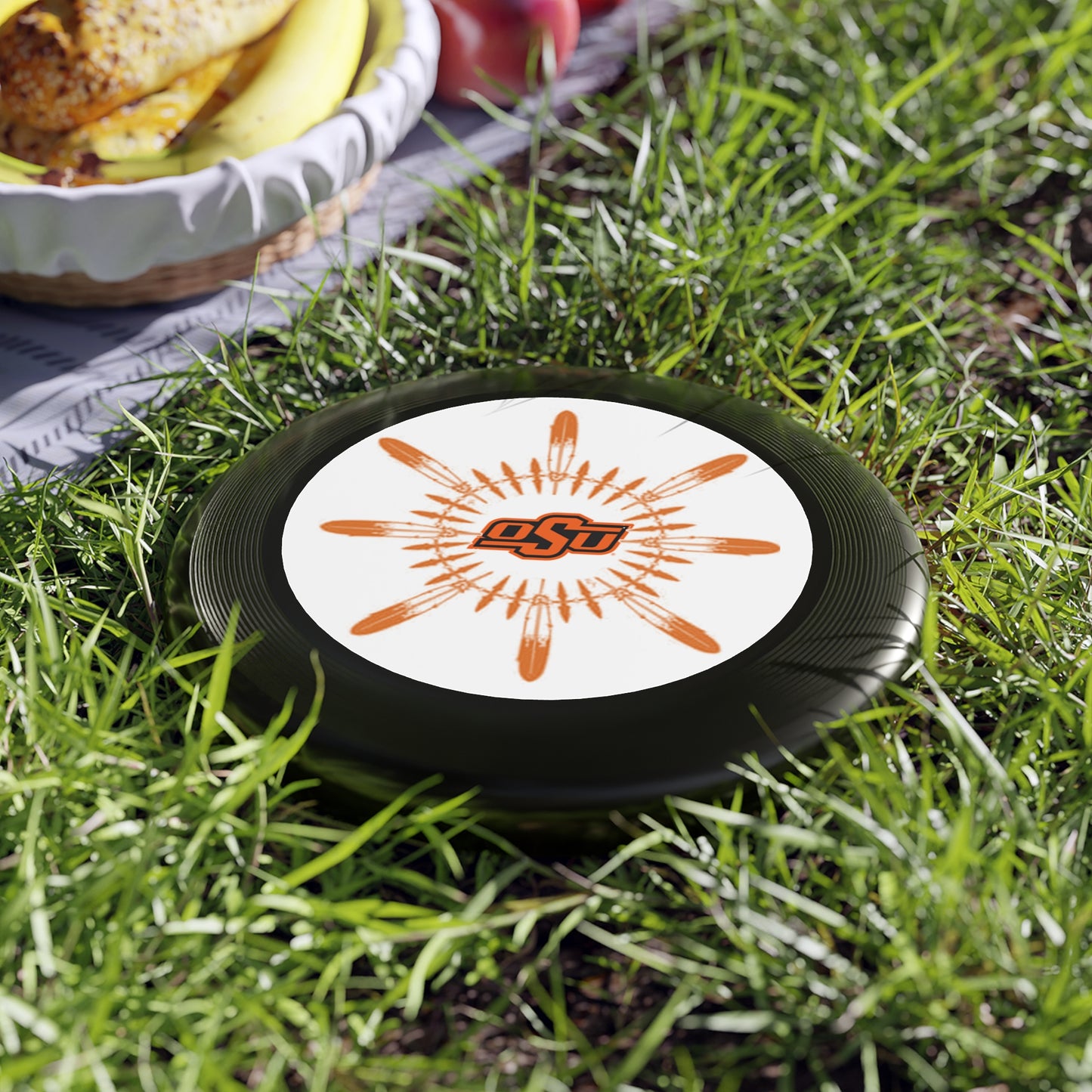 Native OSU Frisbee — Orange Starburst Logo Flying Disc