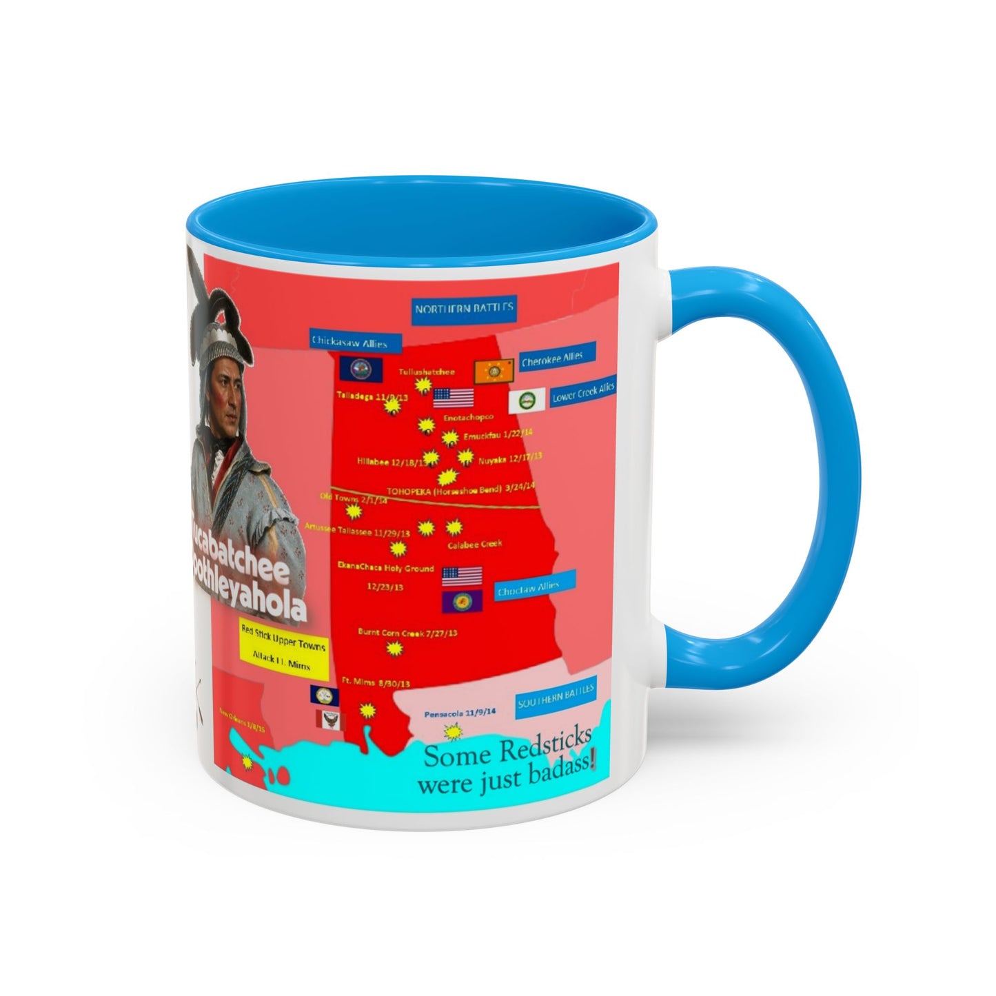 Opothleyahola Colorful Mugs (11oz, 15oz)