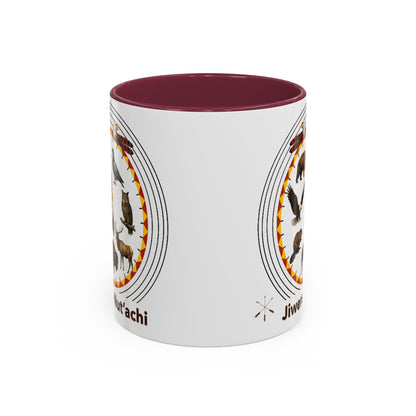 Otoe Missouria Native Animal Circle Mug – 'Jiwere-Nut'achi' Illustrated Coffee Cup (11oz/15oz)