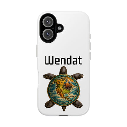 Wyandotte Wendat Turtle Phone Case — Indigenous Turtle Shield Design