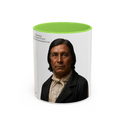 Chitto Harjo Portrait Mug — Historical Native American Portrait Coffee Mug (11oz, 15oz)