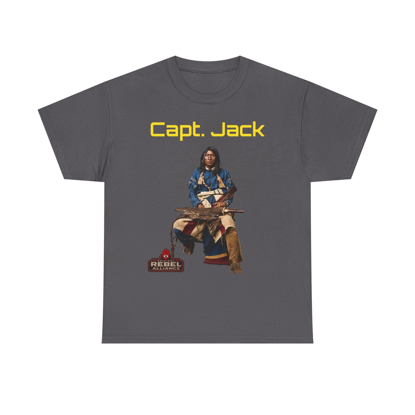 Capt. Jack Graphic Tee — Vintage Captain Illustration Shirt